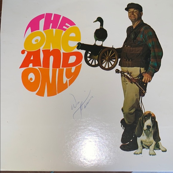 Signed vinyl by Wes Harrison